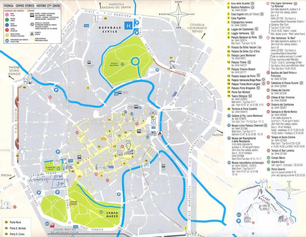 Vicenza italia mapa