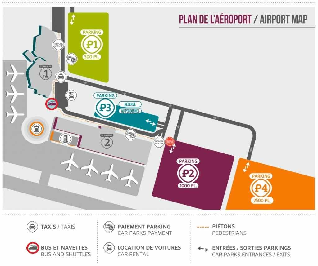 aeropuerto paris beauvais mapa