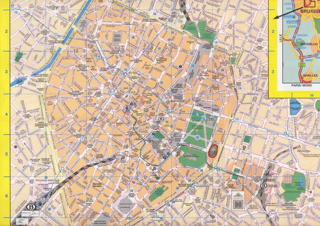 Mapa de bruselas turistico pdf para imprimir