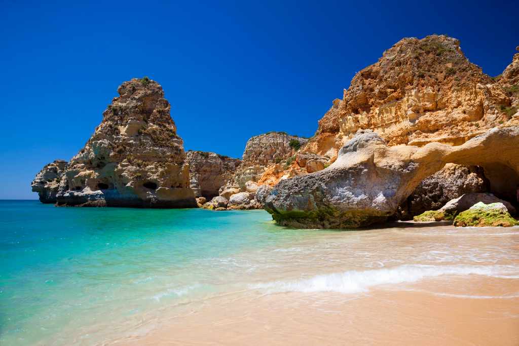 playas en el Algarve portugues